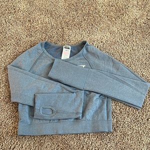 Gymshark crop top long sleeve medium